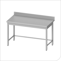 600 mm Tiefe - ohne Grundboden, mit Aufkantung