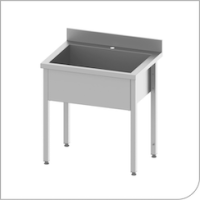 Topfspültische 600 mm tief