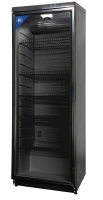 Premium Kühlschrank mit Glastr 350 Liter - schwarz