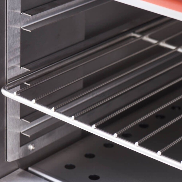 Stalgast Gasherd mit 4 Brennern (3,5x+5+2x7) und Elektro-Umluft-Backofen GN1/1, Serie 700 ND