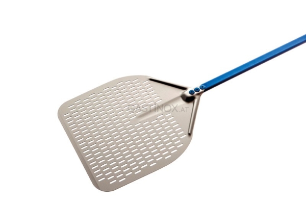 Pizzaschaufel 33 x 33 cm, GiMetal Azzura - perforiert - premium