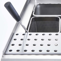 Stalgast Gas-Nudelkocher Serie 700 ND - 25 Liter, 9,2 kW, 400 x 700 x 850 mm (BxTxH)