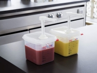 Pumpspender GN 1/6 aus Polypropylen, Inhalt 2,6 L