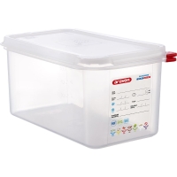 ARAVEN Gastronormbehälter mit Deckel, Polypropylen,...