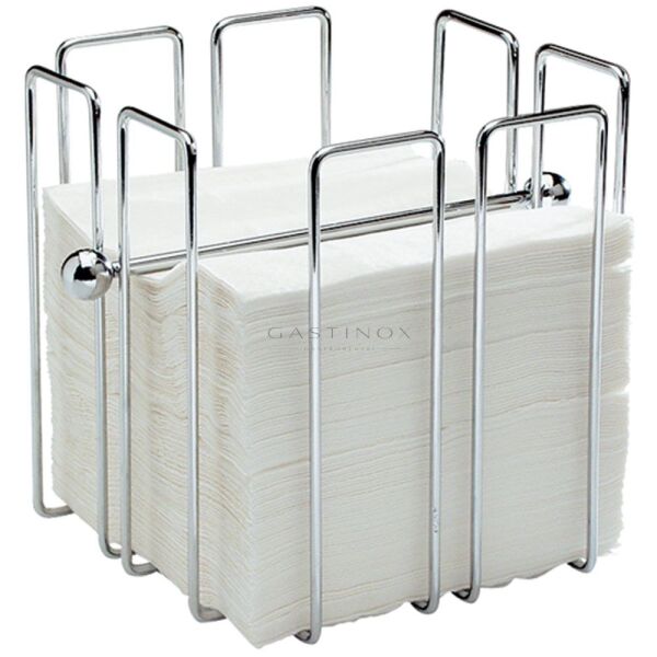 Stalgast Serviettenhalter, verchromt, 195 x 195 x 190 mm (BxTxH)