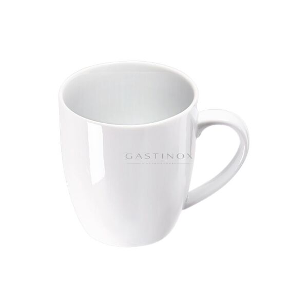 Stalgast Becher mit Henkel, reinweißes Hotelporzellan, Serie Isabell, 350 ml, PZ2307035, Stalgast