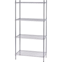 Stalgast Lagerregal aus Chromstahl 610x455x1800 mm