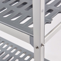 Lagerregal aus Aluminium, 1510x560x1680 mm (BxTxH)