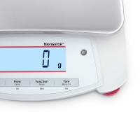 Portable Mehrzweckwaage Ohaus Navigator, 240x250x74 mm (BxTxH), Wägebereich bis 6,4 kg, Teilung 2 g