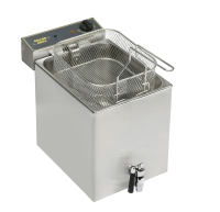 ROLLER GRILL Fritteuse mit Ablasshahn, 12 Liter,...