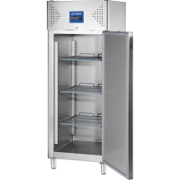 Stalgast Edelstahl-Kühlschrank, GN 2/1, 740x810x2010 mm (BxTxH), 0,21 kW