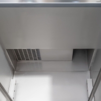 Stalgast Edelstahl-Kühlschrank, GN 2/1, 740x810x2010 mm (BxTxH), 0,21 kW