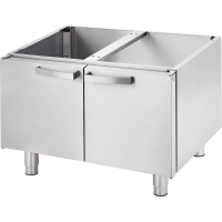 Stalgast Gas-Griddleplatte Serie 700 ND - ½ glatt / ½ gerillt