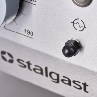 Stalgast Gas-Griddleplatte Serie 700 ND - ½ glatt / ½ gerillt