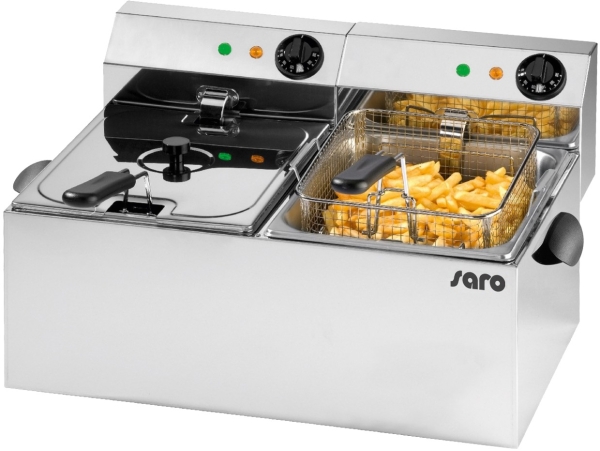 SARO - Premium Fritteuse 8+8 Liter
