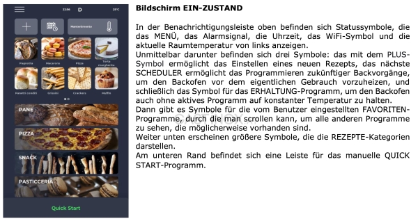 Gas-Durchlaufofen 40 ohne Untergestell - WLAN - Touchscreen - Prismafood
