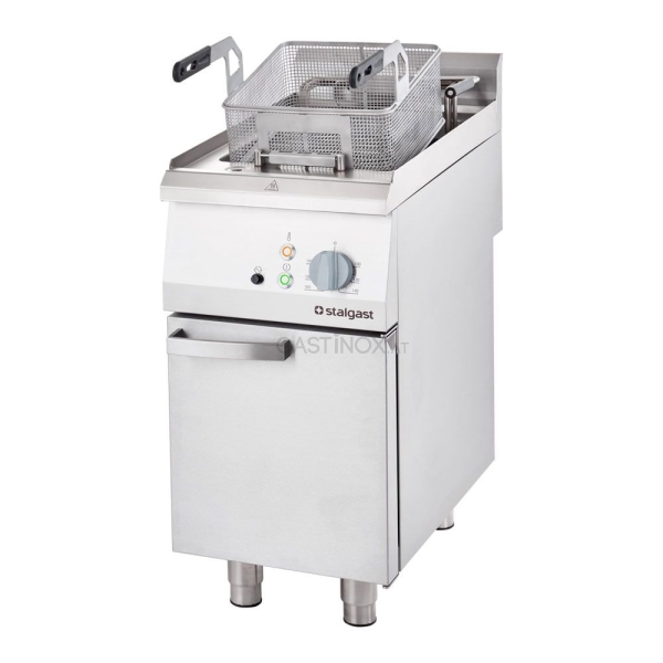 Stalgast Elektro-Fritteuse, Serie 700 ND - Einzelbecken, 15 kW, 400 x 700 x 250 mm (BxTxH)