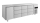 Premium Kühltisch -2 bis +8°C 2330x700x850mm mit 1x Tür, 3x 3 Schubladen