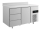 Premium Kühltisch -2 bis +8°C 1400x700x850mm mit 1x Tür und 1x drei Schubladen