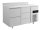 Premium Kühltisch -2 bis +8°C 1400x700x850mm mit 1x zwei Schubladen und 1x drei Schubladen