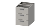 Einbau-Schubladenblock ECO 386x490x540 mm mit drei...