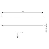 Stalgast Abschlussleiste, 19 mm hoch