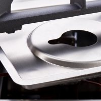 Stalgast Gas-Kochfeld mit 2 Brennern (3,5 + 7) als Tischgerät, Serie 700ND