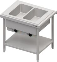 Stalgast Warmausgabe mit Bain-Marie 2x GN1/1...