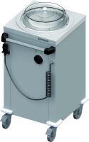 Stalgast Beheizbarer Tellerspender, fahrbar 550x510x880...