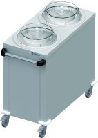 Stalgast Doppel-Tellerspender, fahrbar 1000x510x880 mm...