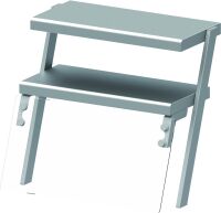 Stalgast Doppel-Aufsatzbord mit Glas-Hustenschutz...