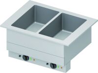 Stalgast Bain-Marie "Drop-In" 2x GN1/1...