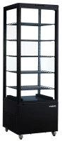 SARO Kühlvitrine LENN, schwarz