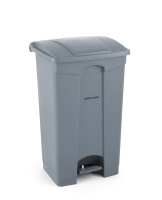 Tret-Abfalleimer, AmerBox, 68L, Hellgrau, 490x410x(H)660mm