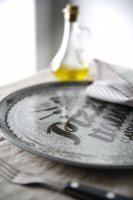 Pizzateller Recipe Collection Schwarz, HENDI, Schwarz,...