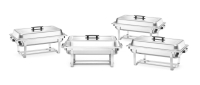 Chafing dish - 4er-Set, HENDI, GN 1/1, 7,5L,...