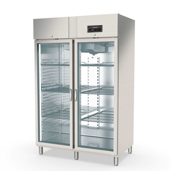 PREMIUM Kühlschrank 1400 Liter | GN 2/1 mit Glastür