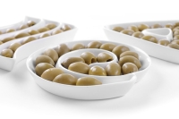 Olivenschale Dreieck, HENDI, 176x161x(H)27mm