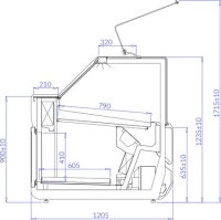 Kühltheke 135 cm - Jumbo  1.25