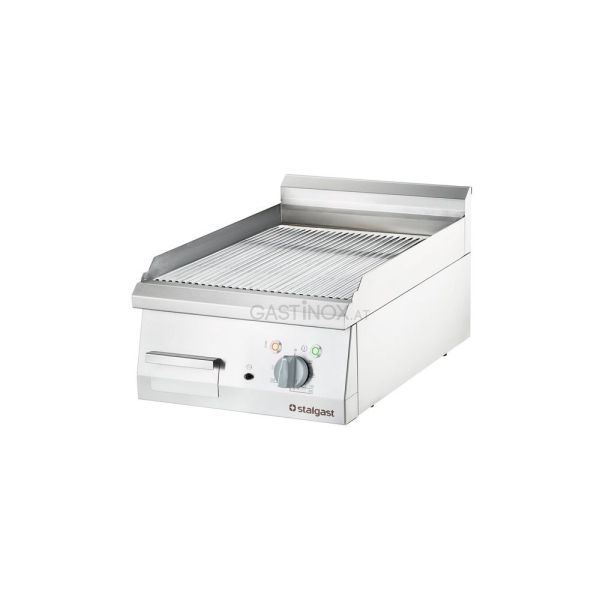 Stalgast Verchromte Elektro-Griddleplatte, gerillt, Serie 700 ND