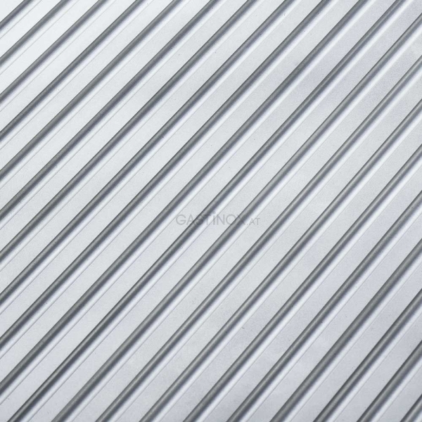 Stalgast Verchromte Elektro-Griddleplatte, gerillt, Serie 700 ND