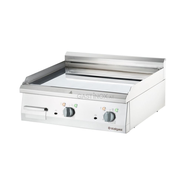 Stalgast Verchromte Elektro-Griddleplatte, glatte Grillfläche, Serie 700 ND