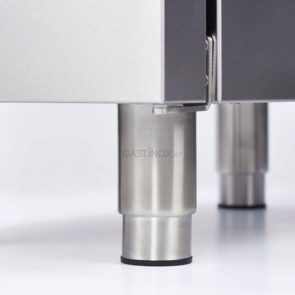 Stalgast Gas-Griddleplatte, verchromt, Serie 700 ND - gerillt