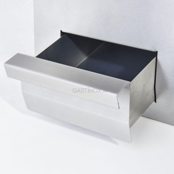Stalgast Gas-Griddleplatte, verchromt, Serie 700 ND - gerillt