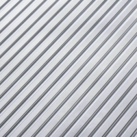 Stalgast Gas-Griddleplatte, verchromt, Serie 700 ND - ½ glatt / ½ gerillt