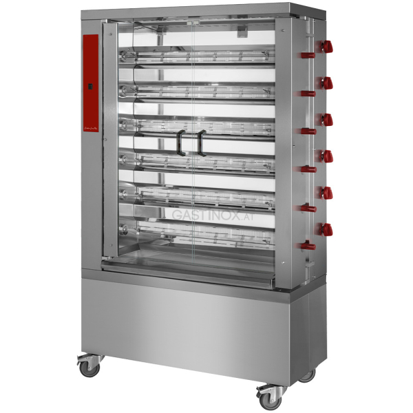 Hähnchengrill, 6 Spieße (36 Hähnchen) - gas PREMIUM