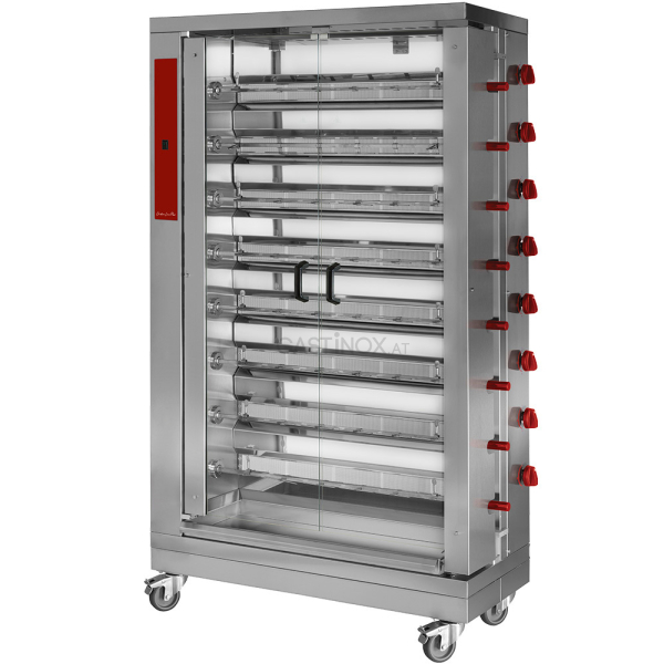 Hähnchengrill, 8 Spieße (48 Hähnchen) - gas PREMIUM