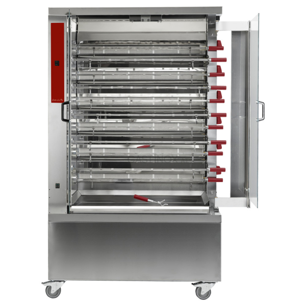 Hähnchengrill, 11 Spieße, 2 Reihen (66 Hähnchen) - gas PREMIUM