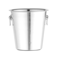 Champagnerkühler, BarUp, 3,3L, Silber, ⌀220x(H)190mm