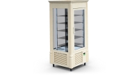 Kuchenvitrine mit 600 Liter Volumen | 870x870x1970 mm